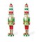 Set of 2 28''H Lighted Resin Christmas Nutcracker with Cupcake Hat Porch Decor with Timer
